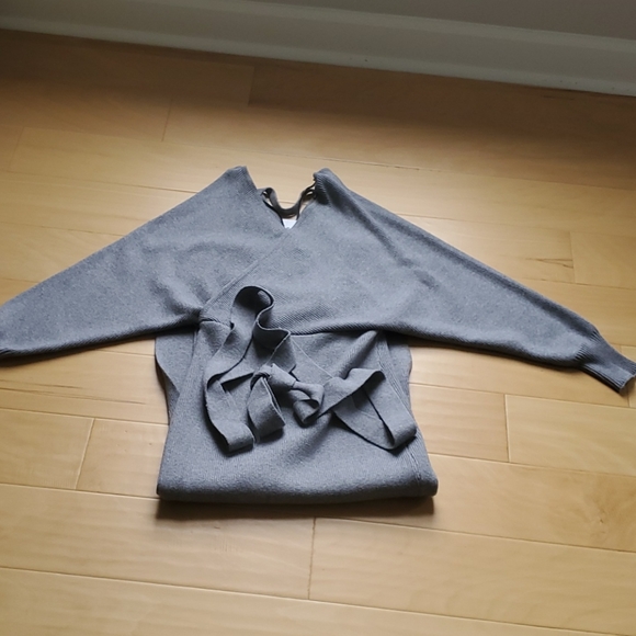 Forever 21 Dresses & Skirts - Wool kimono long dress NWT grey forever 21